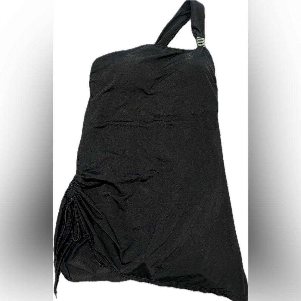 Black Single Strap Bathing Suit